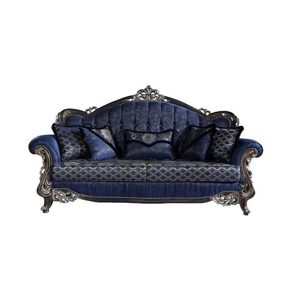 slide 2 of 2, Tuana Traditional Rolled arms 98" Sofa Wood