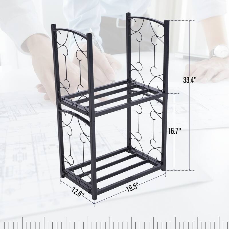 PHI VILLA 19" Firewood Log Rack Wood Storage Holder