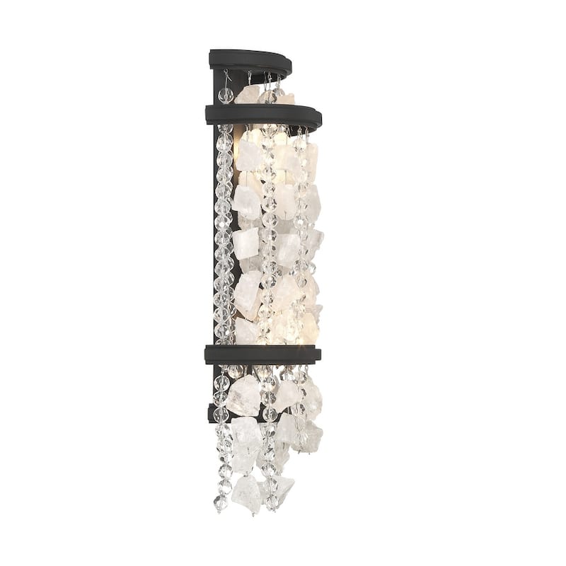 Minka Lavery 6702 Shimmering Elegance 2 Light 18" Tall ADA Wall Sconce