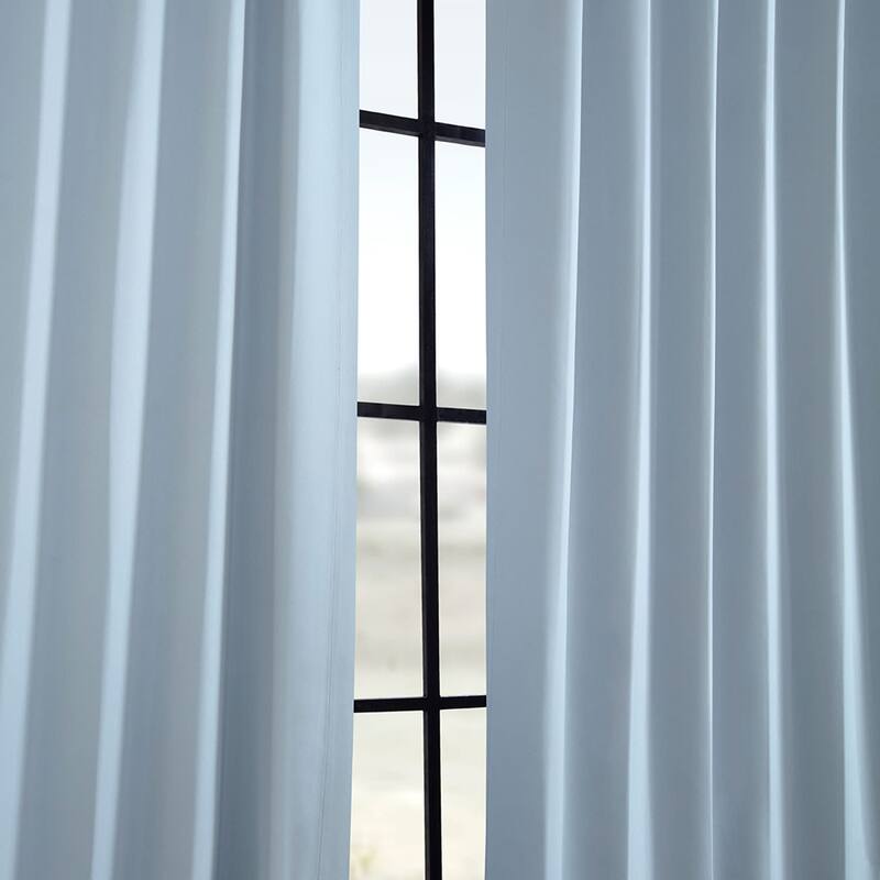 Exclusive Fabrics Room Darkening 84-inch Curtain Panel Pair (2 Panels)
