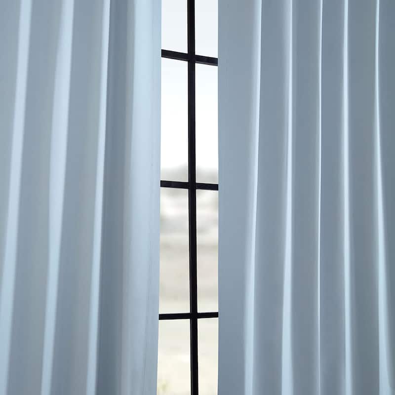 Exclusive Fabrics Room Darkening 108-inch Curtain Panel Pair