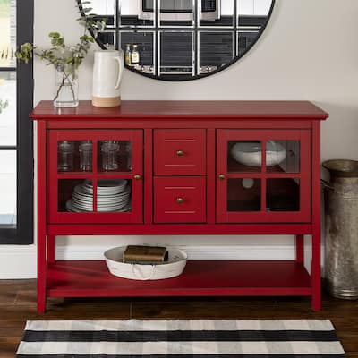 Middlebrook 52-inch Buffet Console - Antique Red