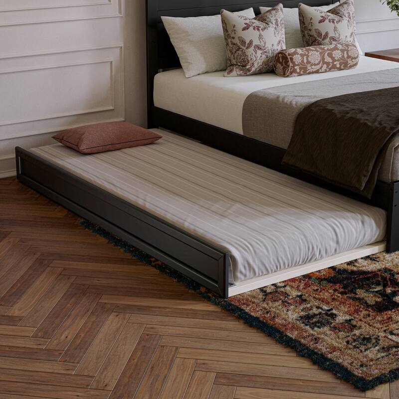 Phoenix Wood Platform Bed with Trundle
