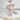Warehouse of Tiffany Empire Trois 52-inch Silver Chandelier Ceiling Fan with 2 Blade Colors