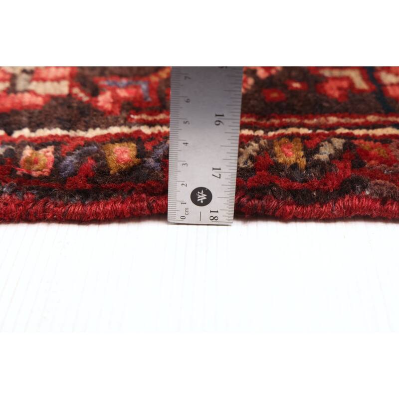 ECARPETGALLERY Hand-knotted Sarabi Dark Red Wool Rug - 9'8 x 13'0