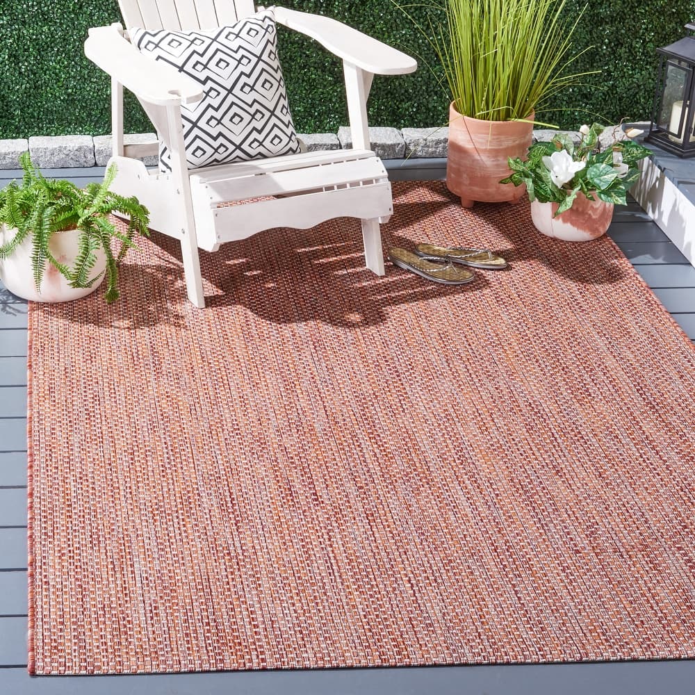 SAFAVIEH Courtyard Begajeta Indoor/Outdoor Waterproof Patio Backyard Rug.