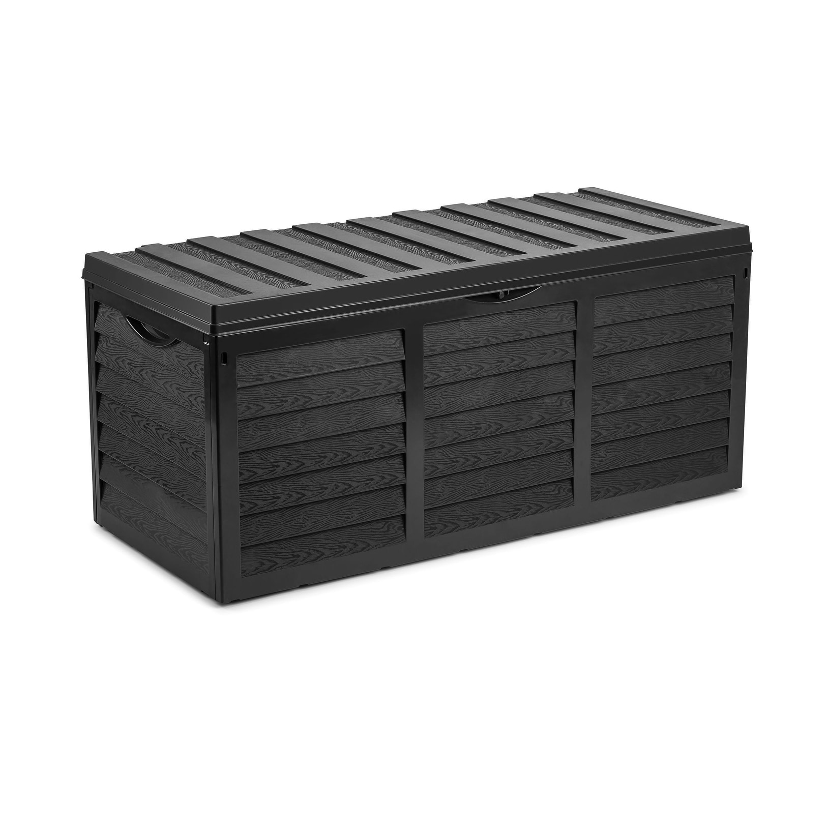 Rustic State 84 Gallon Water Resistant Outdoor Storage Box - Black