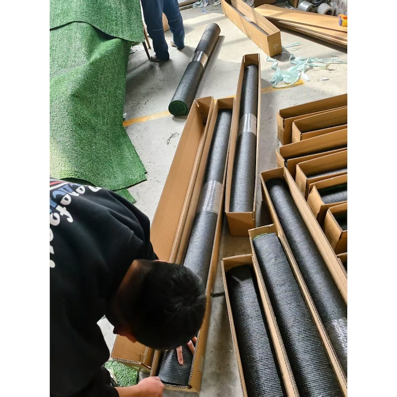 3ft x 16ft Premium Artificial Turf Mat with Drainage Holes, Thick Fake Grass with Rubber Backing(Grass height 0.6 inches/1.5cm)