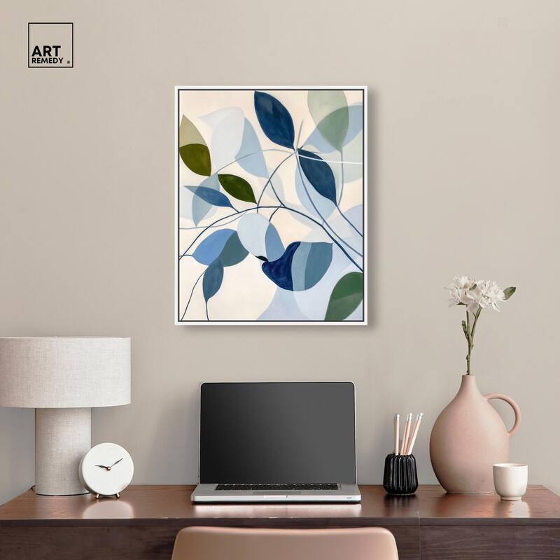 Woven Botanicals I Canvas by Art Remedy