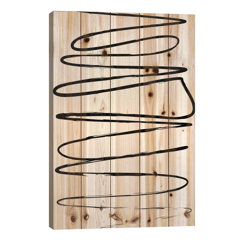 Heaven Print On Wood by Honeymoon Hotel - Multi-Color - 26x18x1.5