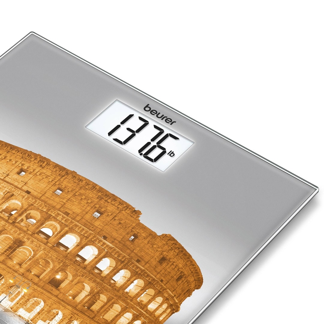 Beurer Glass Scale with City Design, GS203 Texas - Bed Bath