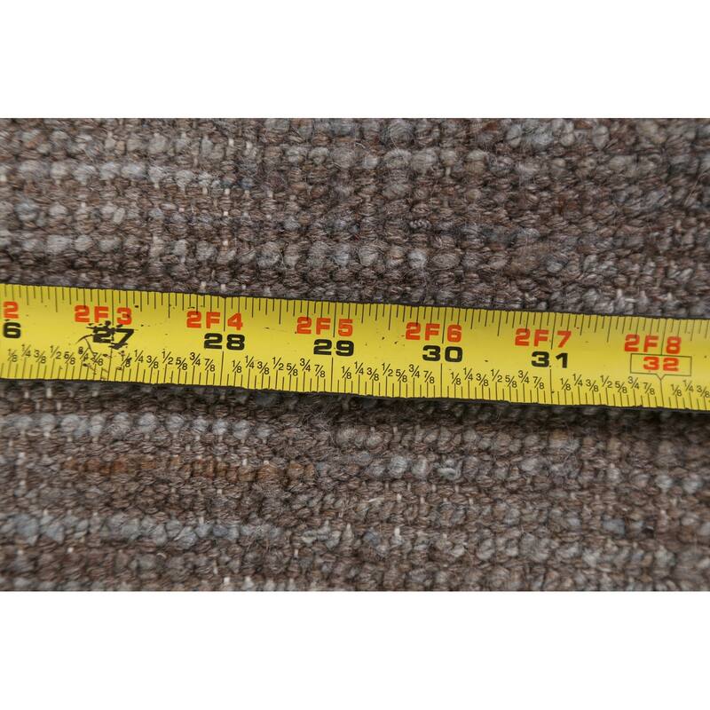 Geometric Checkered Gabbeh Kashkoli Wool Area Rug Hand-knotted Carpet - 3'0" x 4'6"