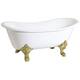 Option White / Polished Brass