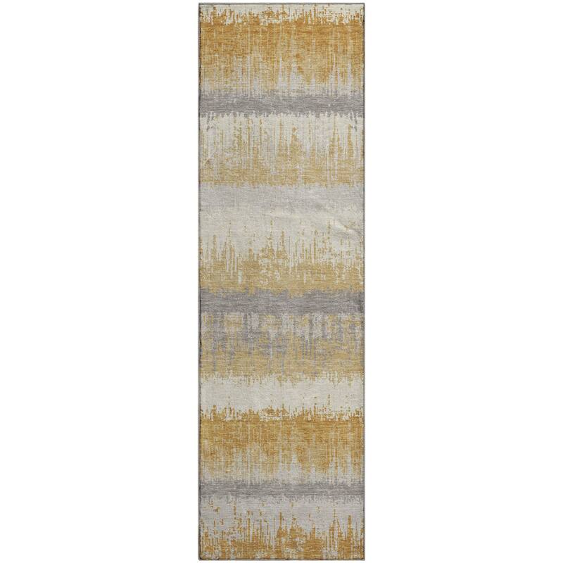 Premium Washable Super Soft Modern Ombre Stripe Mayfield Rug