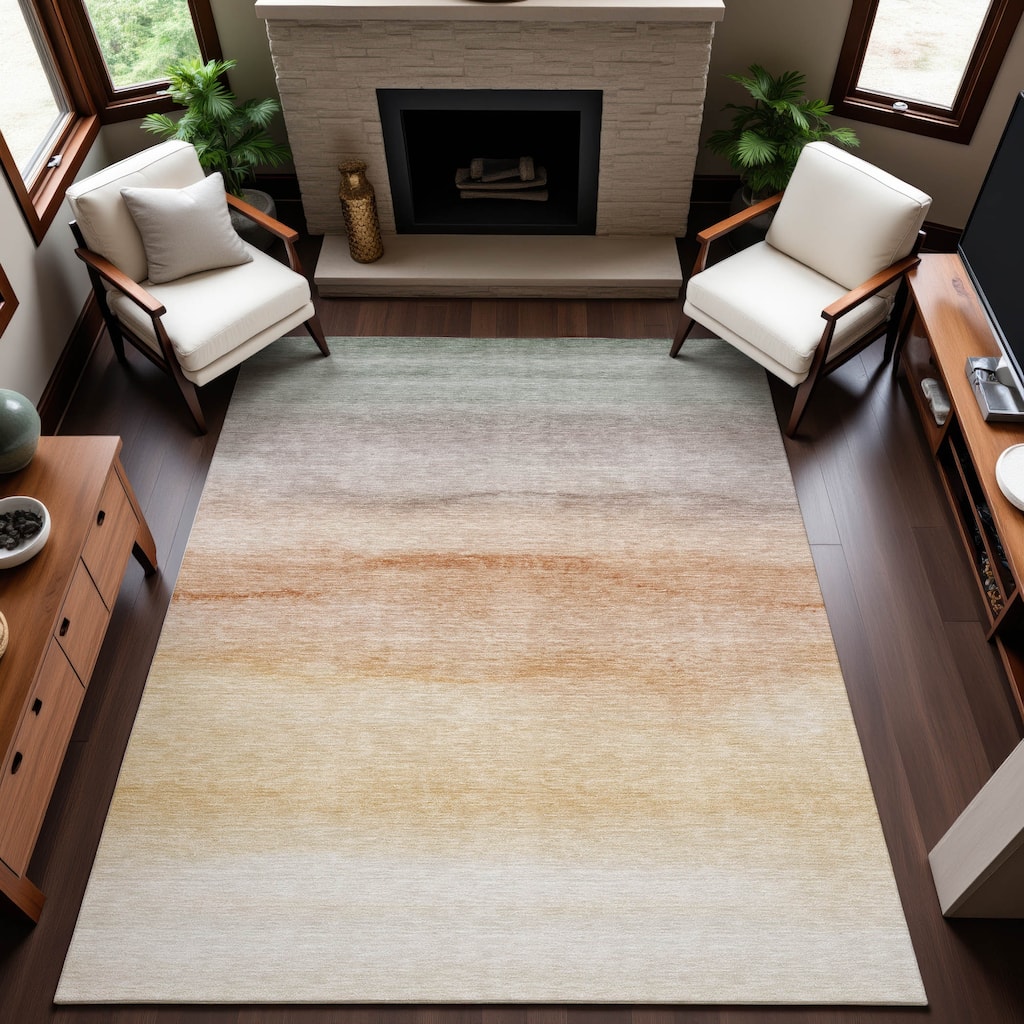 Premium Washable Super Soft Modern Ombre Mayfield Rug