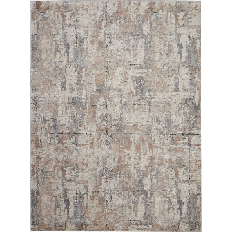 Rustic Textures Vintage Abstract Modern Area Rug