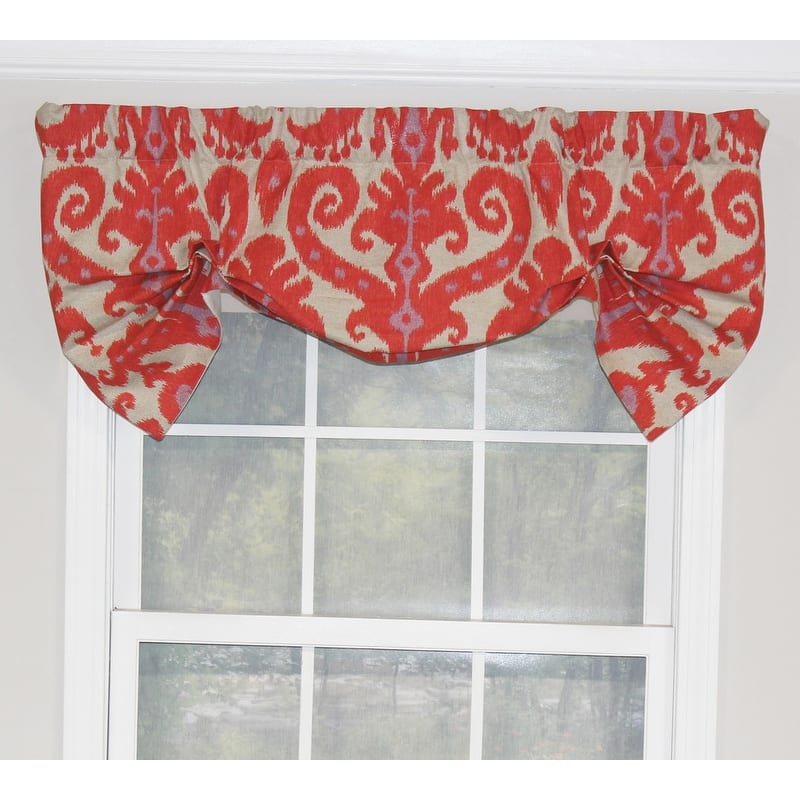 RLF Home Quality Southwest Butterfly Valance Hibiscus - 50x16