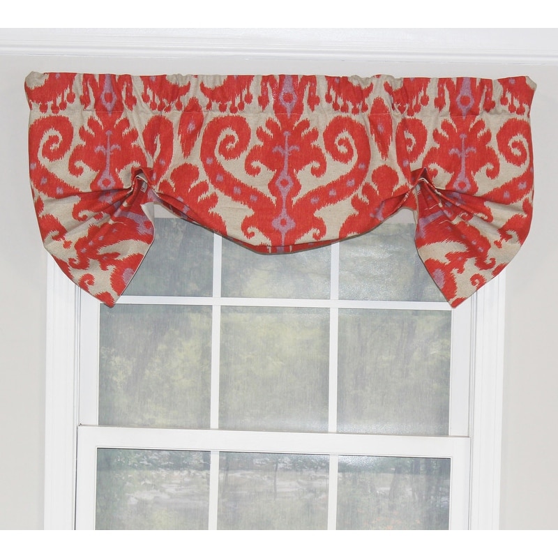 RLF Home Quality Southwest Butterfly Valance Hibiscus - 50x16