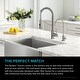 preview thumbnail 114 of 152, Kraus Bolden 2-Function 1-Handle Commercial Pulldown Kitchen Faucet