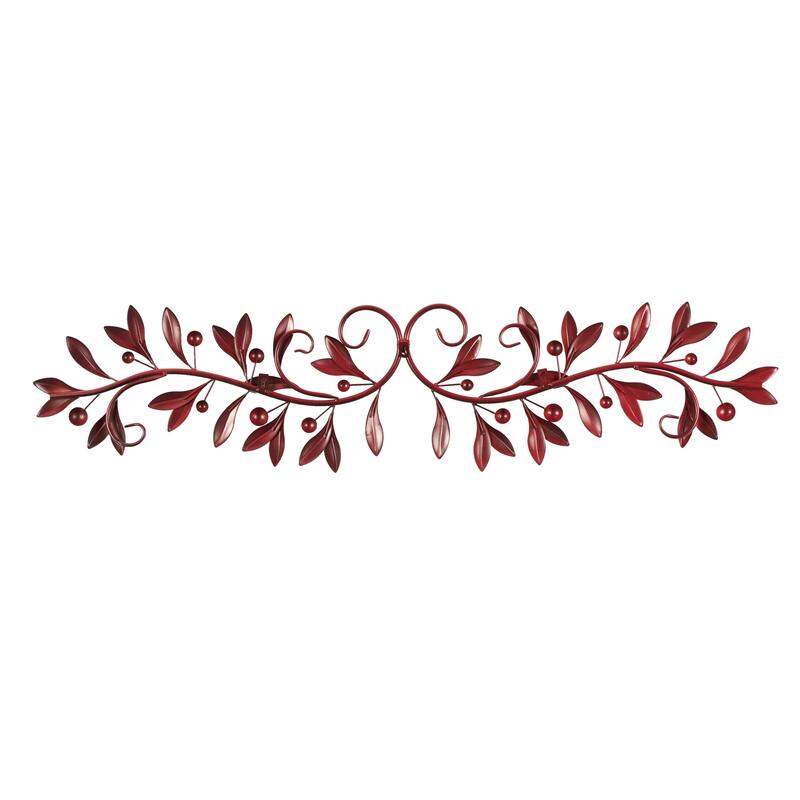 Green Iron Traditional Wall Decor Floral and botanical