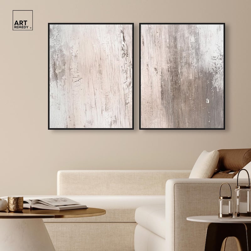 Striated Texture IV Canvas Set of 2 by Art Remedy