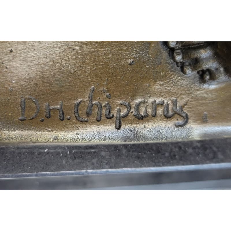 Phoenician Dancer Art Deco Bronze Statue Sculpture After D.H. Chiparus 19 Inches X 14 Inches