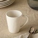 preview thumbnail 4 of 2, Certified International Linen Cream 18 oz. Mugs,Set of 4 - 5.5"W x 4"D x 5"H