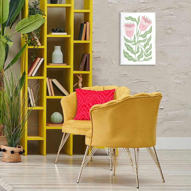 Stupell Pink Tulip Twin Blossoms Wall Plaque Art Design By Martina Pavlova