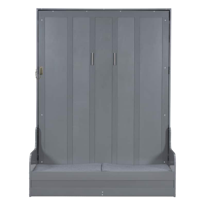 Queen Size Murphy Bed Wall Bed with Cushion