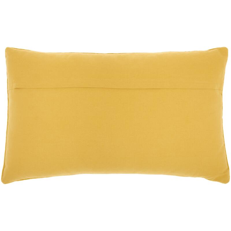 Mina Victory Beaded Flowers Throw Pillow