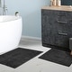 preview thumbnail 24 of 38, Superior Cotton Solid Non-slip Backing 2-Piece Bath Rug Set