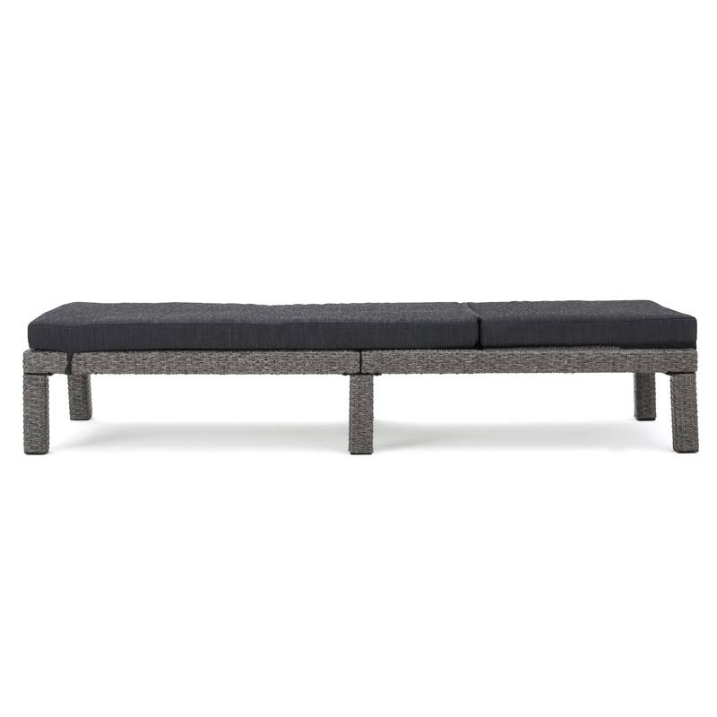 Roomfitters Adjustable Outdoor Wicker Chaise Lounge Chairs with Cushions, Stylish Patio Seating for Sunbathing and Relaxation