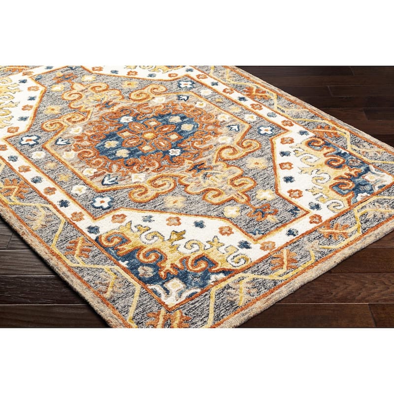 Livabliss Amita Transitional Medallion Area Rug