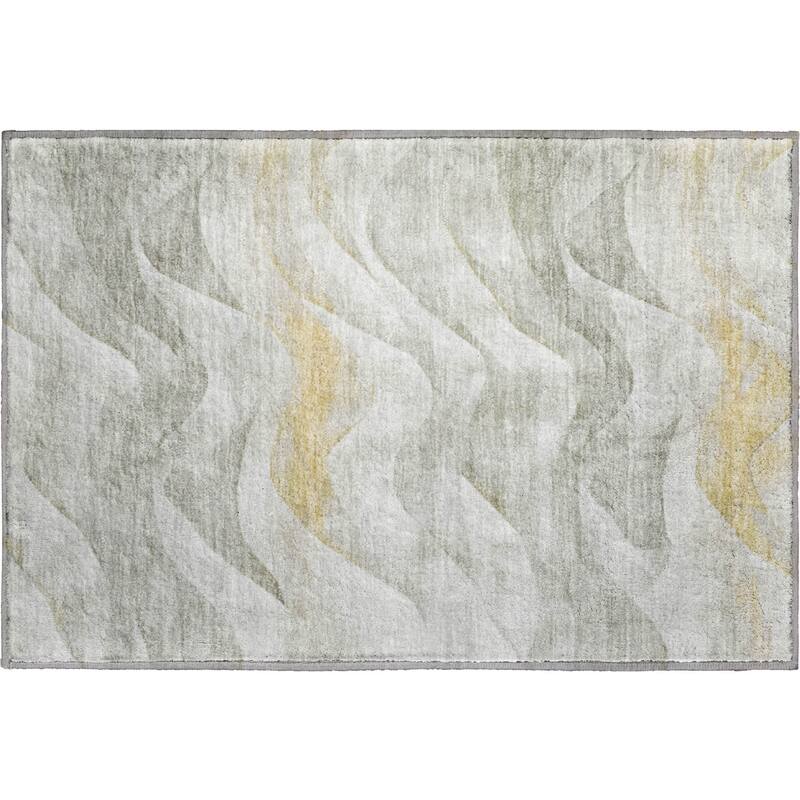 Premium Washable Super Soft Modern Waves Mayfield Rug