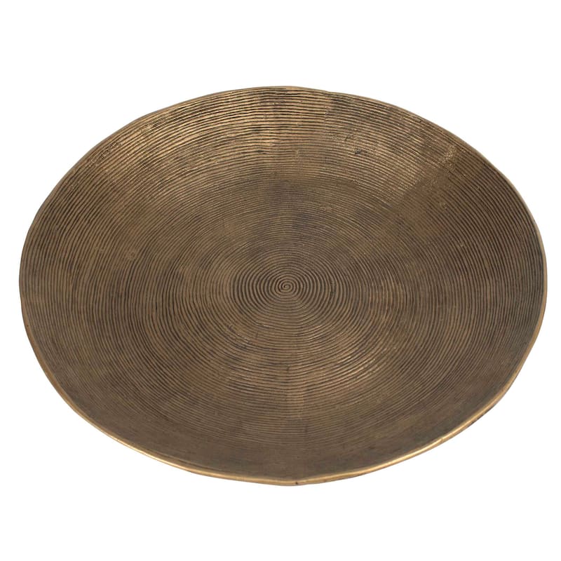 Uttermost Stratum Round Brass Bowls Set/2