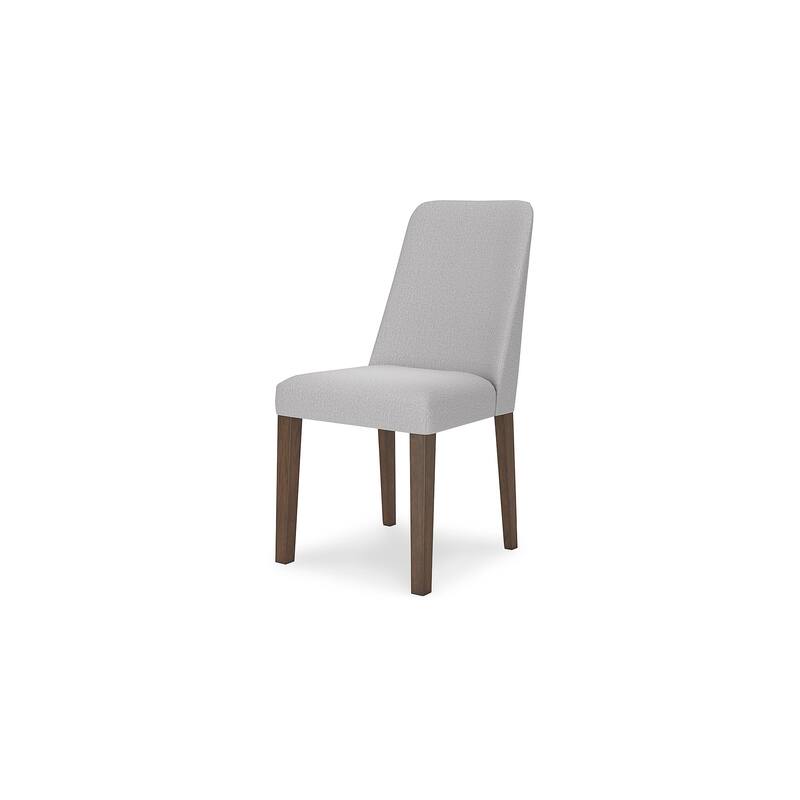 Signature Design by Ashley Lyncott Gray/Brown Dining Upholstered Side Chair (Set of 2) - 18"W x 24"D x 36"H