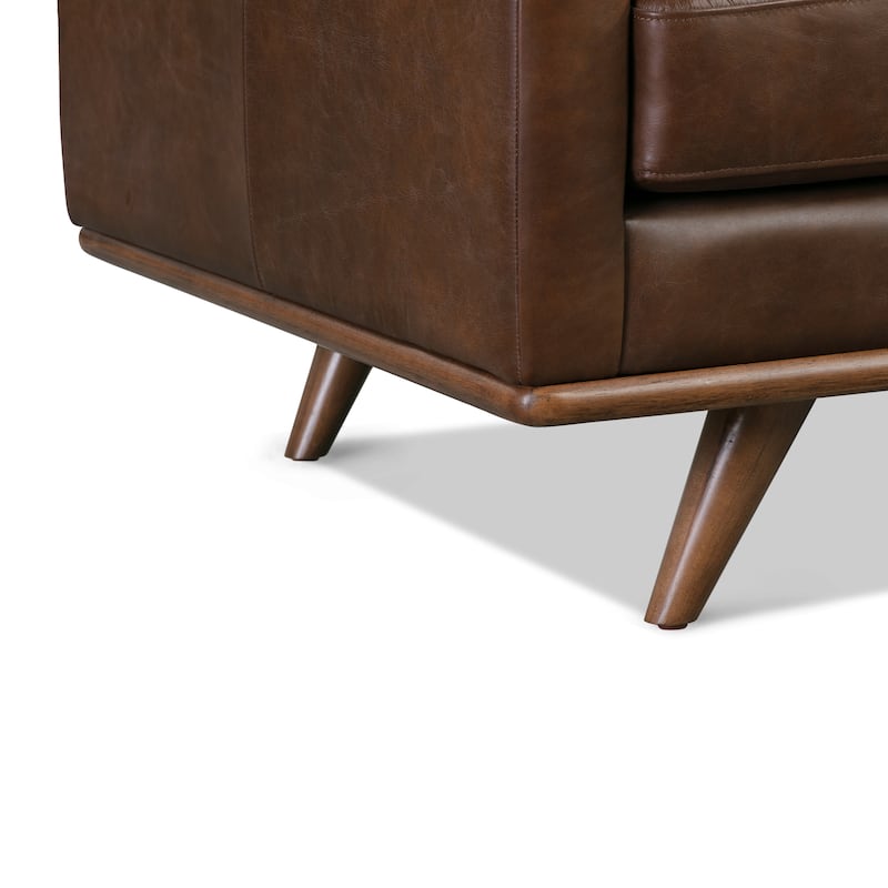 Poly & Bark Nolita 85" Sofa - Full Grain Genuine Italian Leather