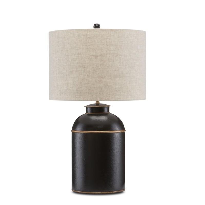 Currey & Company London Black Table Lamp - 27.5"h x 16"dia