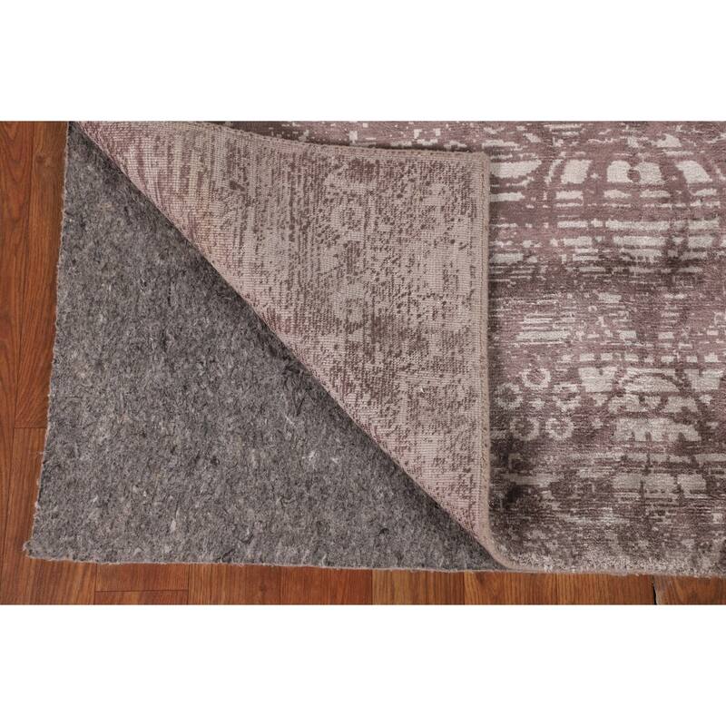 All-Over Abstract Indian Modern Area Accent Rug Handmade Wool Carpet - 3'7"x 5'4"