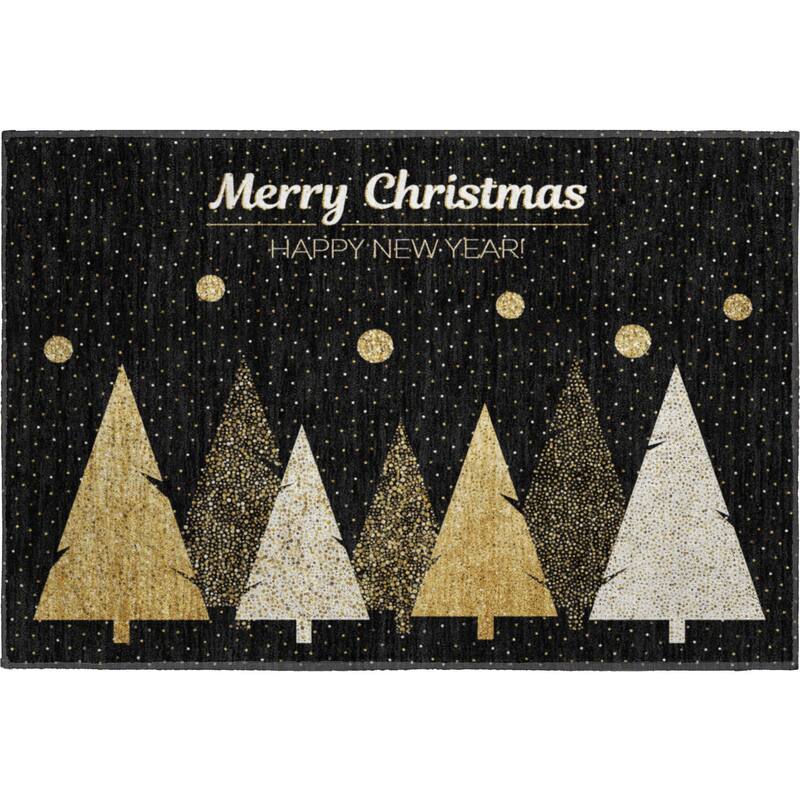 Premium Washable Super Soft Christmas New Year Mayfield Rug