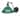 Orwell Articulating Wall Sconce in Matte Black with Pine Green - 1 Light Articulating Wall Sconce