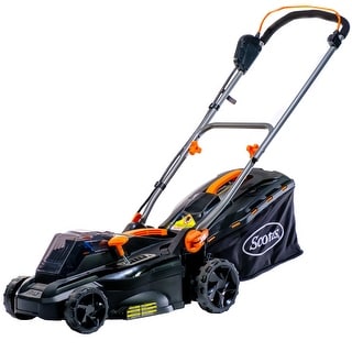 Scotts 20 Volt 16" Cordless Electric Mower, 4.0Ah - 16 in.