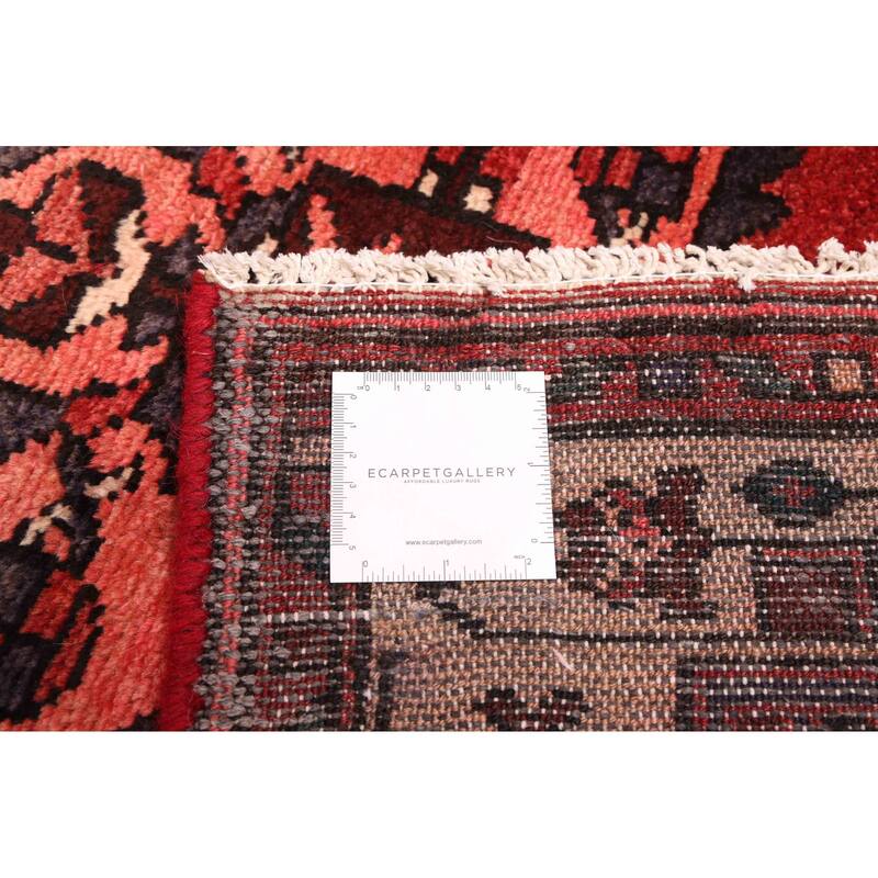 ECARPETGALLERY Hand-knotted Andelz Red Wool Rug - 3'5 x 9'2