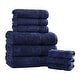 preview thumbnail 46 of 148, Superior Heritage Egyptian Cotton Absorbent 9-Piece Towel Set