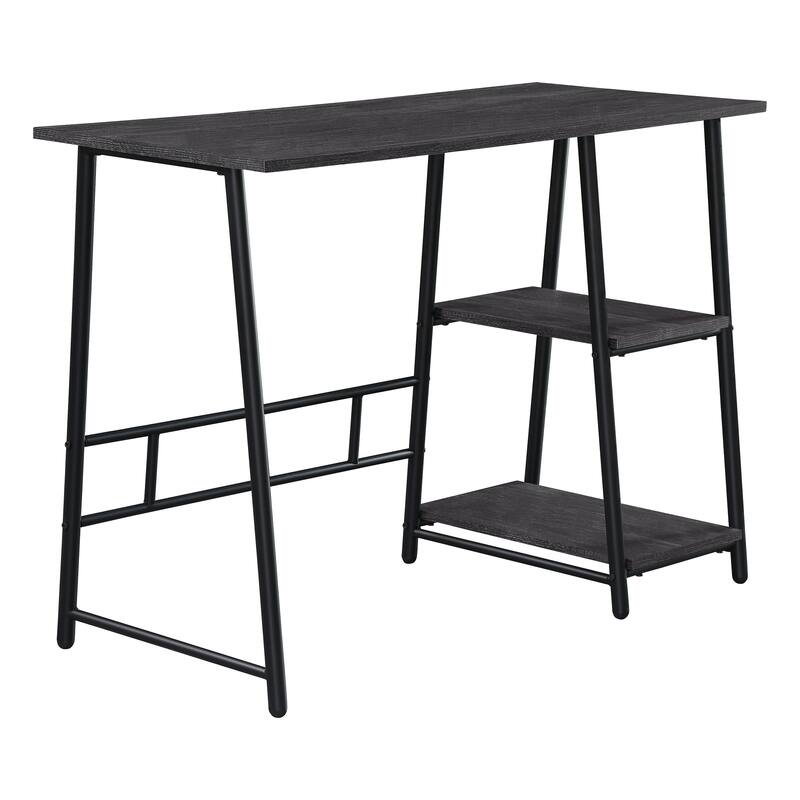 Frame Works 40" Desk with Two Storage Shelves