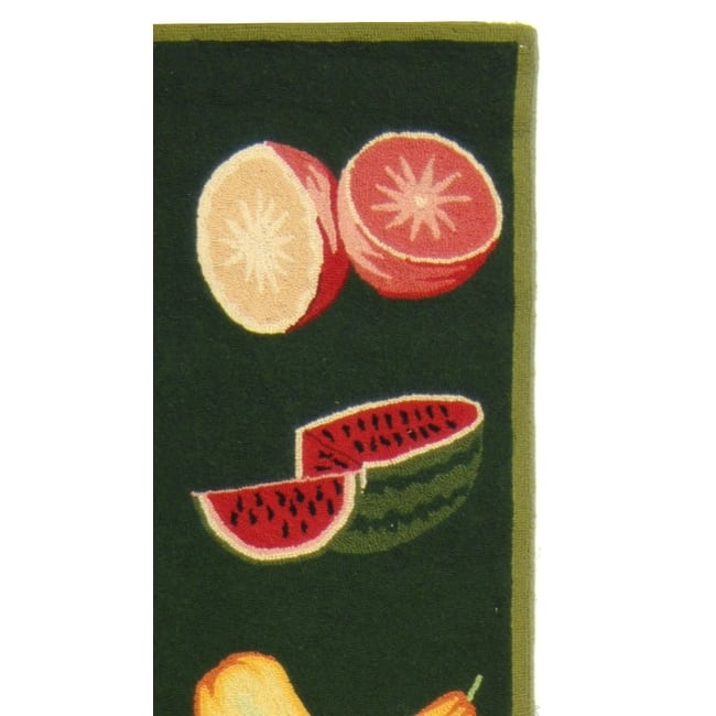 SAFAVIEH Handmade Chelsea Sefkije French Country Fruit Wool Rug