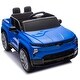 preview thumbnail 7 of 77, Licensed 24V Chevrolet Silverado EV Kids Ride-On Car with Four-Wheel Suspension, Remote Control, Bluetooth, and LED Lights