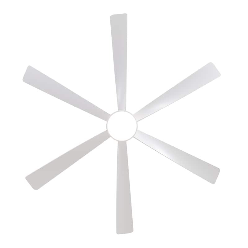 65-in Indoor Large LED Ceiling Fan with Light Remote (6-Blade)