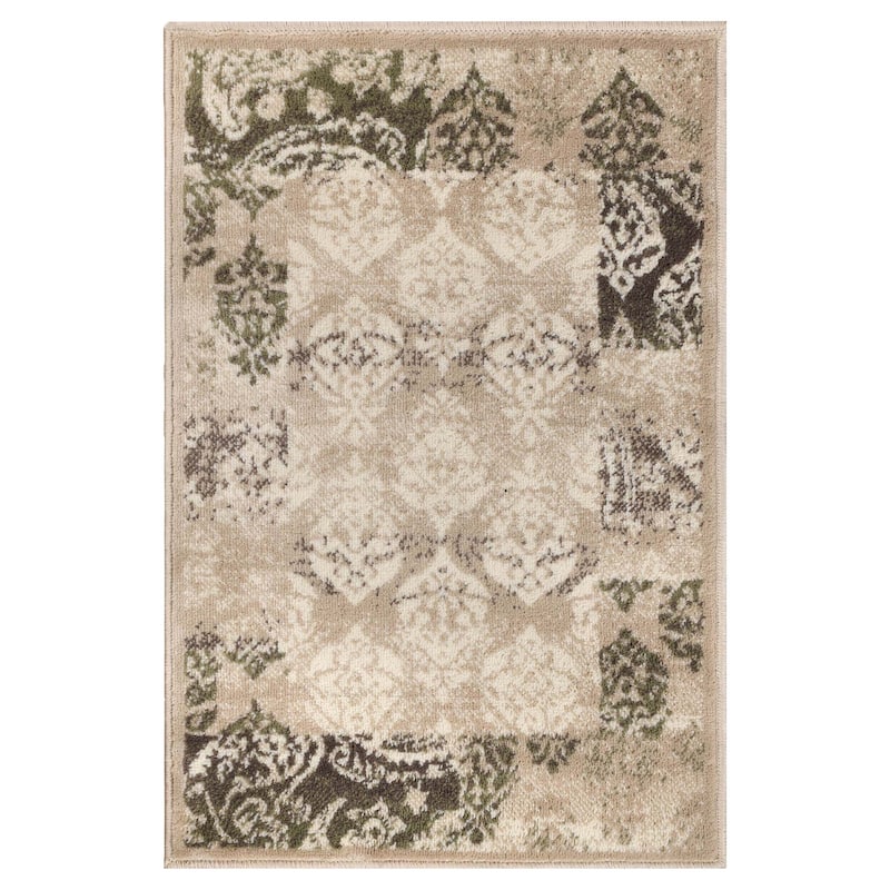 Superior Modern Paisley Geometric Polypropylene Indoor Area Rug