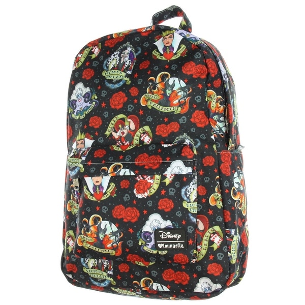 Shop Loungefly x Disney Villains Tattoo Flash Print Backpack - Free Shipping On Orders Over $45 ...